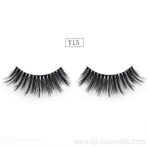 Wholesale 3D Faux Mink Lashes Invisible Band Silk Eyelashes